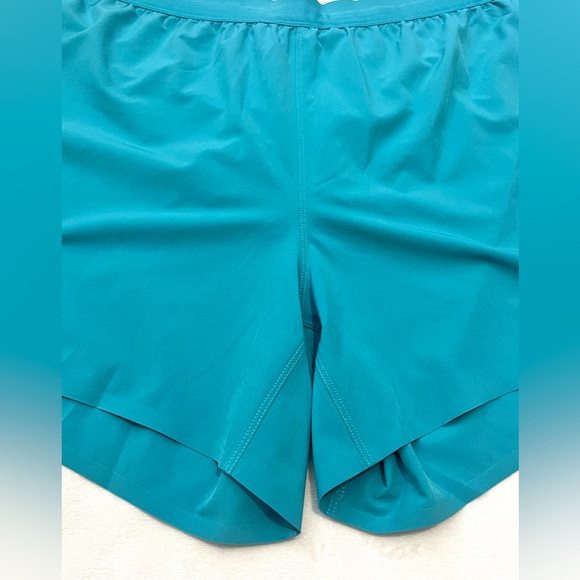 All In Motion Teal Women's Running Shorts with Zipper Pocket & Drawstrings Sz XL - Picture 3 of 16